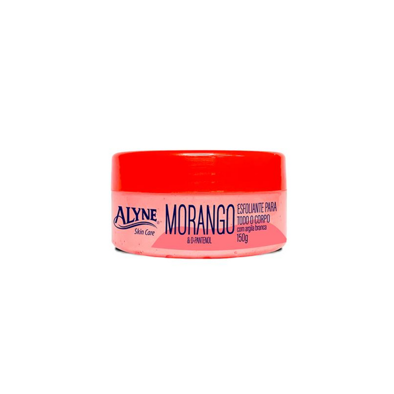 Creme de Esfoliação Morango e D-Pantenol Alyne 150g