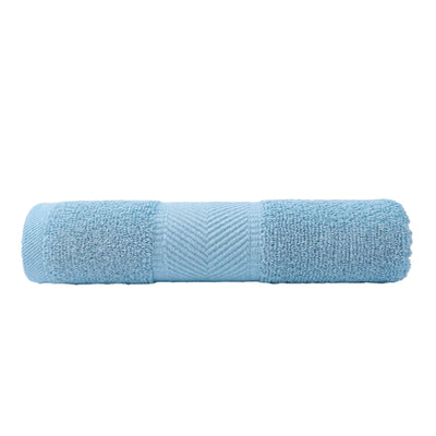 Toalha Az Comfort 65X135 -Azul Claro 90% Algodão