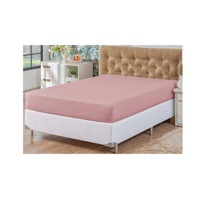 Lençol com Elástico AZ King 1 Peça - Rose