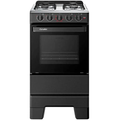 Fogão 4 Bocas Esmaltec Ideal Pop Acendimento Manual Preto