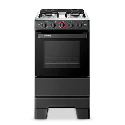 Fogão Esmaltec Ideal super 4 Bocas Preto com Acendimento Automático