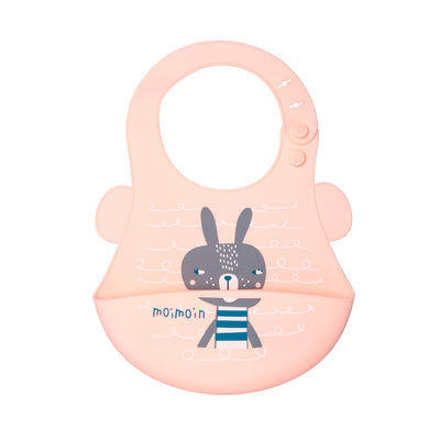 Babador De Silicone Com Pega Migalhas