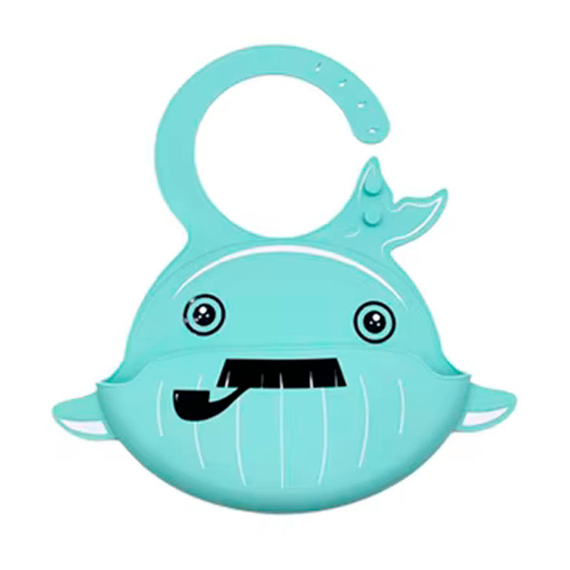 Babador De Silicone Com Pega Migalhas