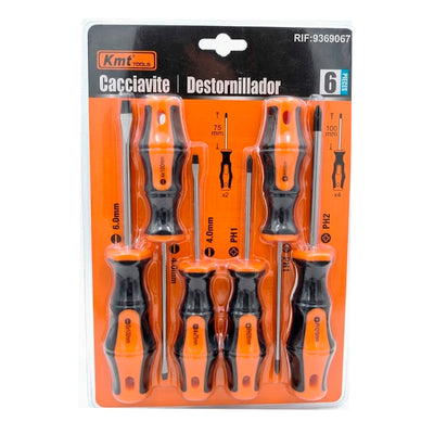 Kit de Ferramentas Reparos 6 Peças - KMT Tools