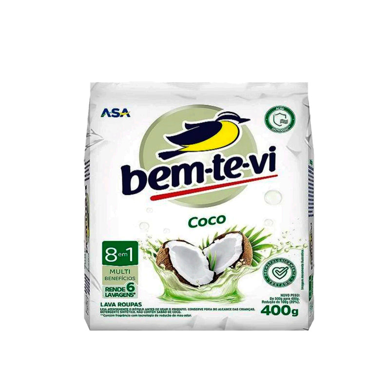 Sabão em Pó Bem-Te-Vi Coco - 400g