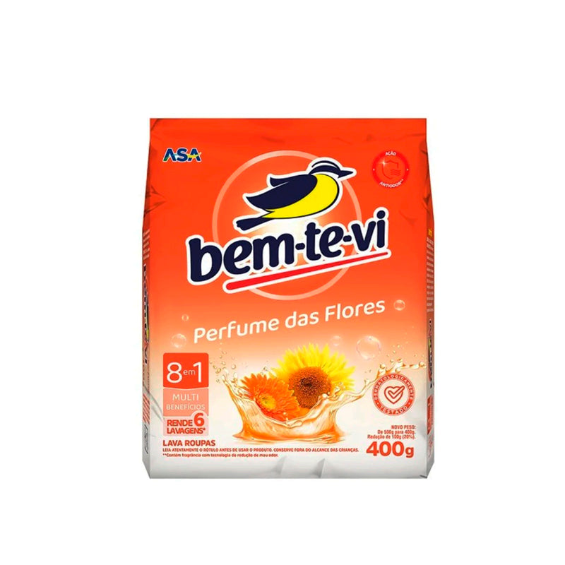 Sabão em Pó Bem-Te-Vi Perfume Flores - 400g