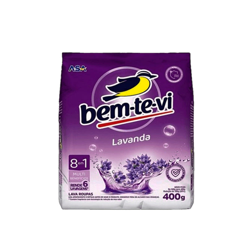 Sabão em Pó Bem-Te-Vi Lavanda - 400g