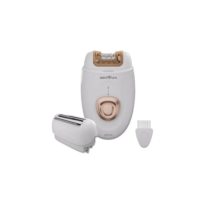 Depilador Elétrico Britânia BDP04 com 4 Acessórios Bivolt - Branco