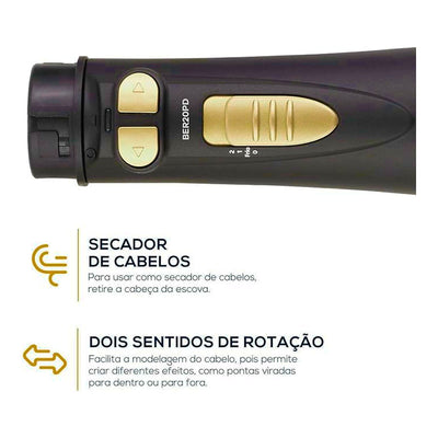 Escova Rotativa Britânia BER20PD 3 Temperaturas 1300W - Bivolt
