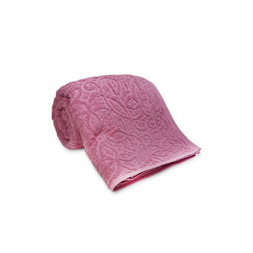 Toalha Banhão Jacquard Provença 90X150 Cm Rosa