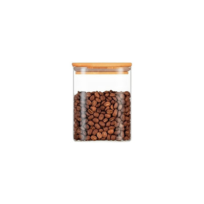 Pote Hermético 450ml Com Tampa Em Bambu 2282