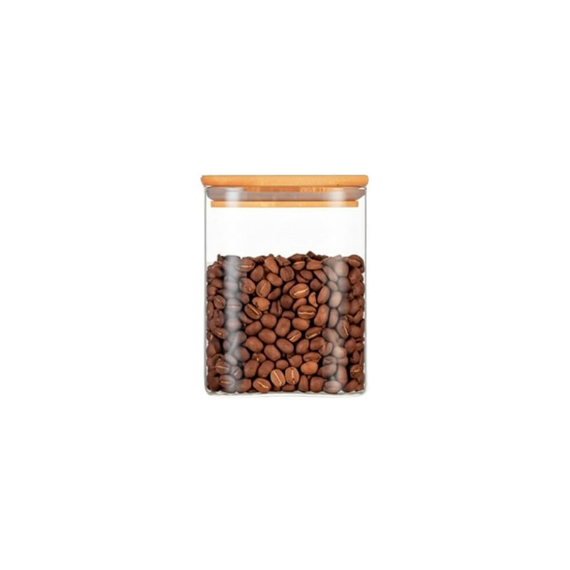 Pote Hermético 450ml Com Tampa Em Bambu 2282
