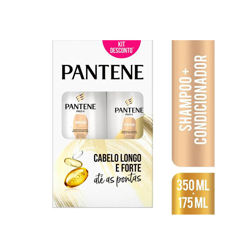Kit Pantene Pro-V Hidratação Shampoo 350ml + Condicionador 175ml