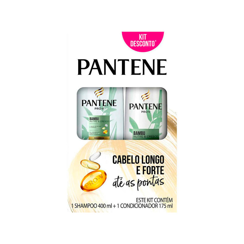 Shampoo 400ml + Condicionador 175ml Pantene Bambu