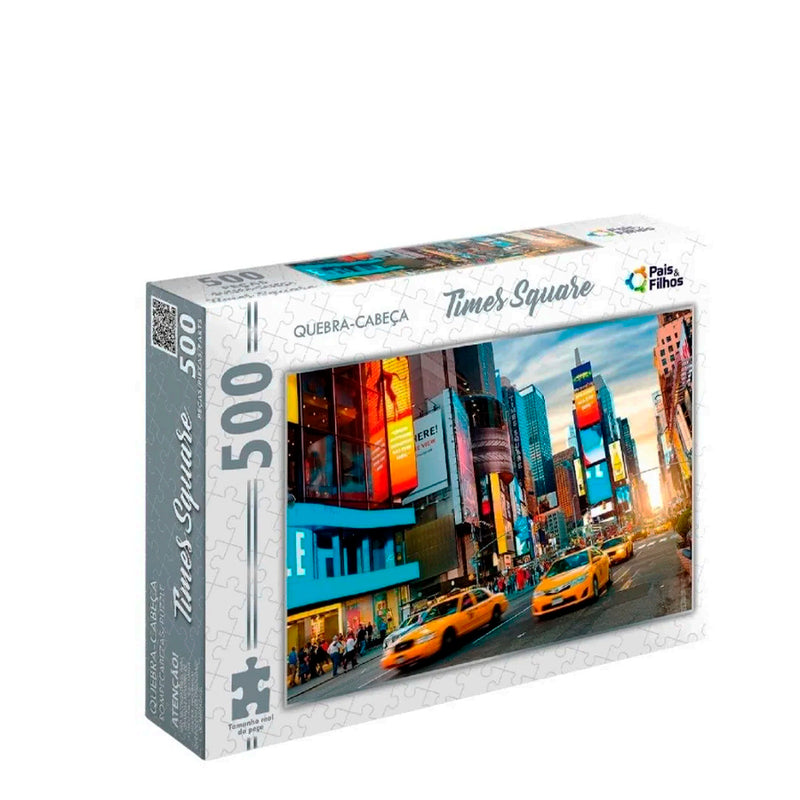 Quebra - Cabeça Times Square Pais e Filhos - 500 Peças