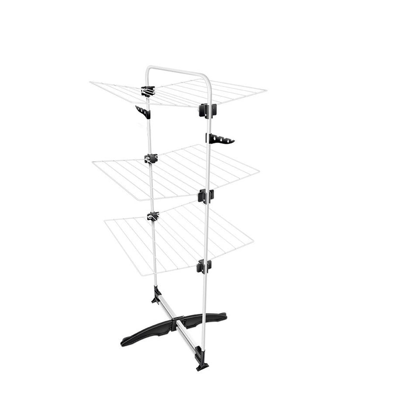 Varal De Chão Vertical Coliseu em Aço Dobravel 15kg