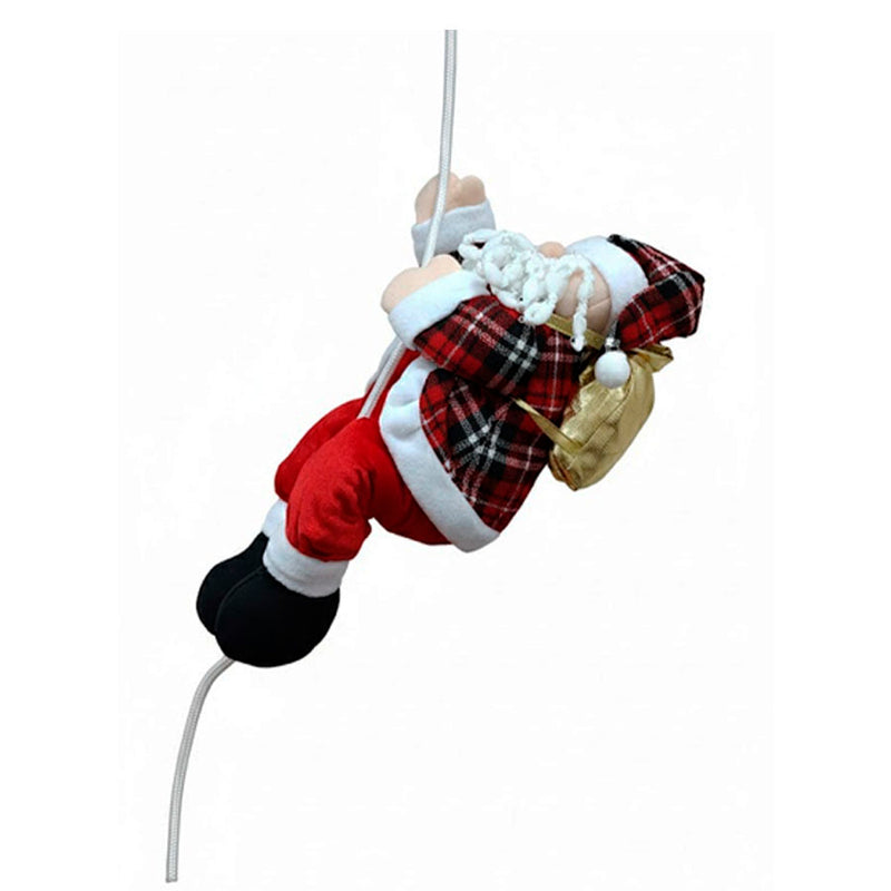 Papai Noel Escalador de Pelúcia - 50 cm