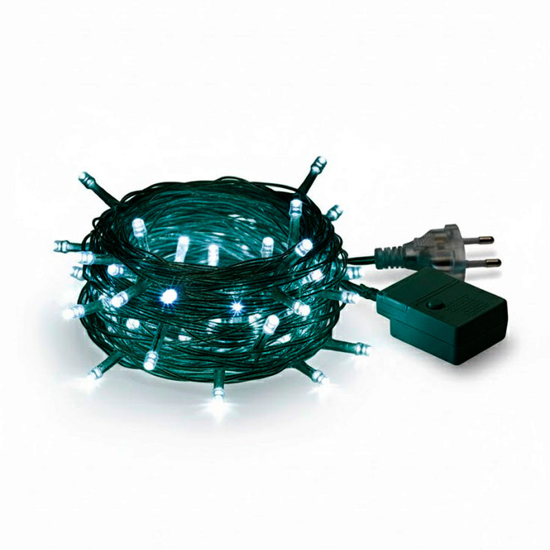Pisca Pisca 100 Leds Brancos - 9m Fio Verde