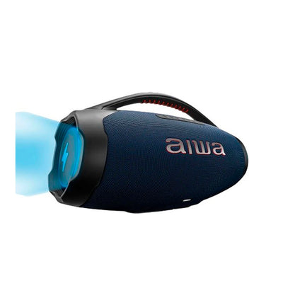 Caixa de Som Bluetooth AIWA Boombox Plus 200W Azul Meia Noite