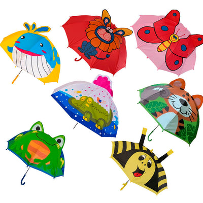 Guarda-Chuva Infantil Personagens 3D - Estampas diversas