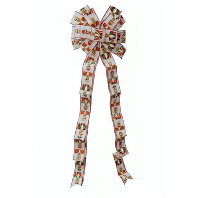Laço Decorativo Natalino Soldadinhos - 33x135 cm