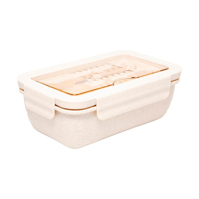 Marmita Hermética Com Talheres Off White