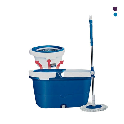 Mop Esfregão Giratório Com Balde - Cores Diversas - CBT25-3000