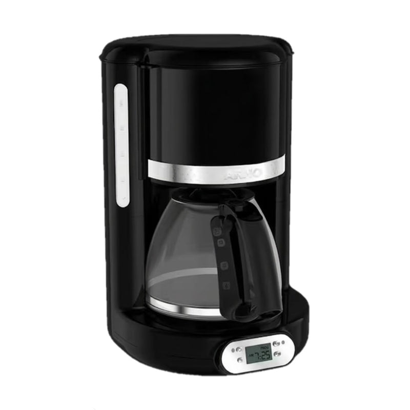 Cafeteira Arno Soleil Preta para Café em Pó 1,25L - 110V