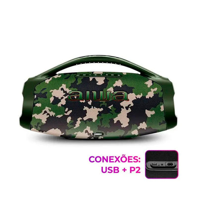 Caixa De Som Army Boombox Plus Aiwa