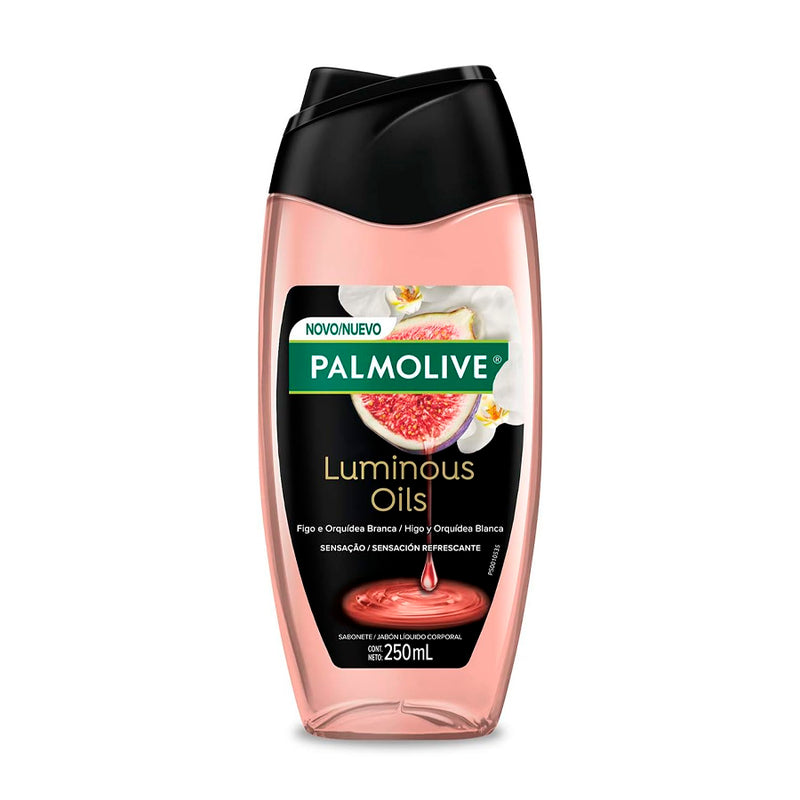 Palmolive Sabonete Líquido Para O Corpo Luminous Oils Sensação Refrescante 250Ml