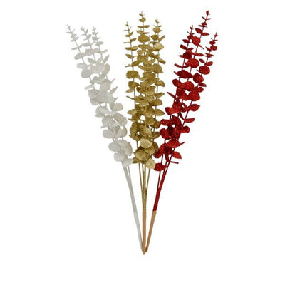Ramo Decorativo Natalino com Glitter - 80 cm