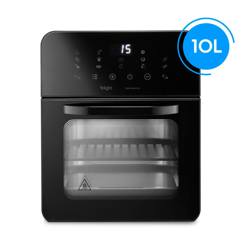Fritadeira e Forno Elétrico Elgin Style Oven Fry 3 em 1 - 10 Litros, 110V