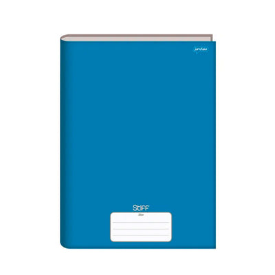 Caderno Brochurao Costurado Stiff Azul Jandaia - 80 Folhas