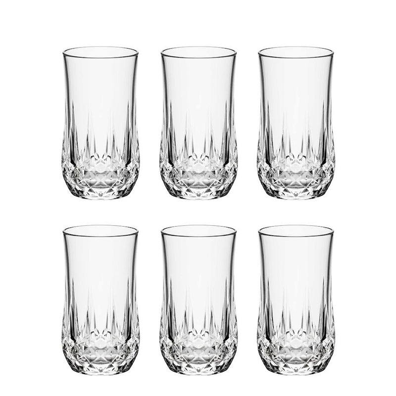 Jogo de Copos de Vidro Deli Glass - 6 Peças de 320 ml