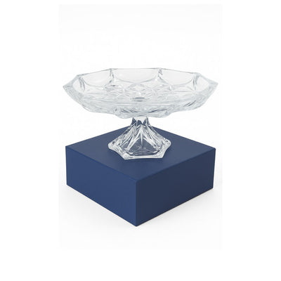 Boleira Elegance Estrela com Pé Diamond 15x30 cm