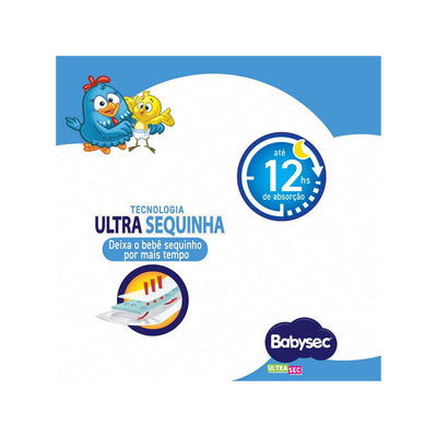 Fralda Babysec Ultrasec P 20 Unidades - Babysec
