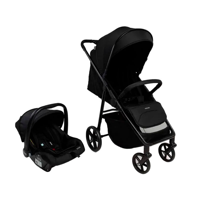 Carrinho Travel System Magno Duo Preto Infinito + Bebê Conforto Zion - Infanti