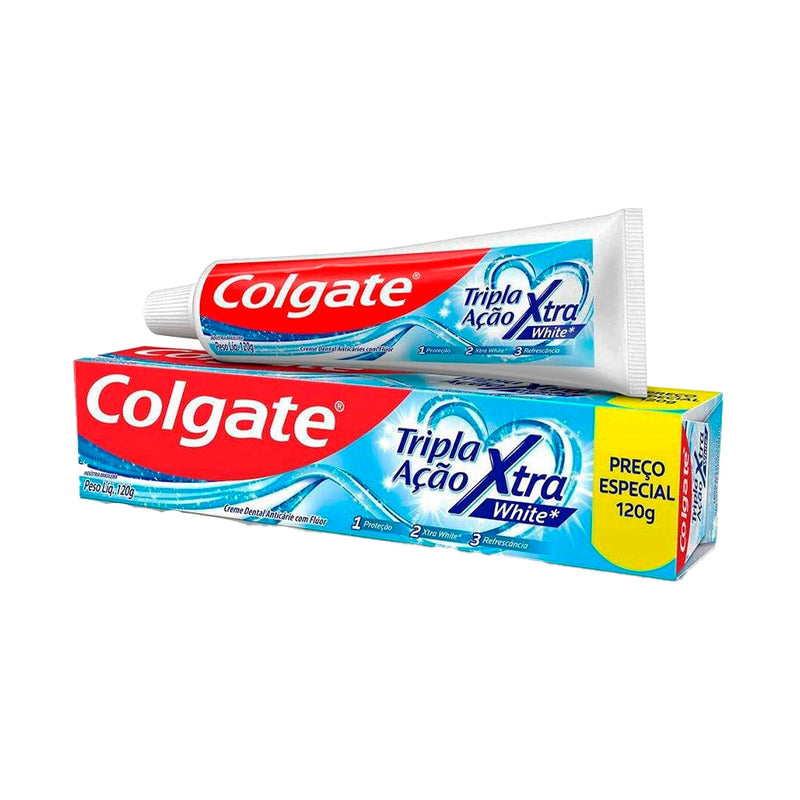 Colgate Creme Dental Tripla Ação Xtra White 120g