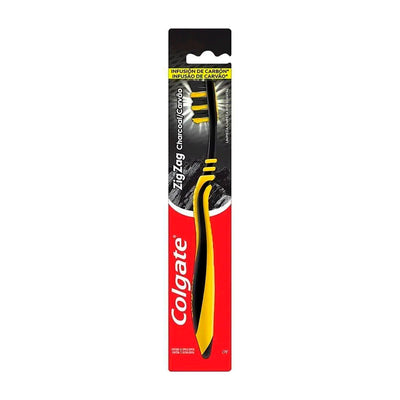 Escova de Dente Colgate Zig Zag Infusão de Carvão Cores Sortidas - 1 Unidade