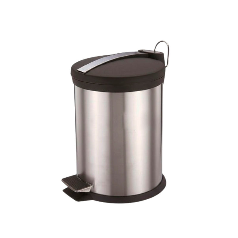 Lixeira Inox Tampa Black 12L com Pedal