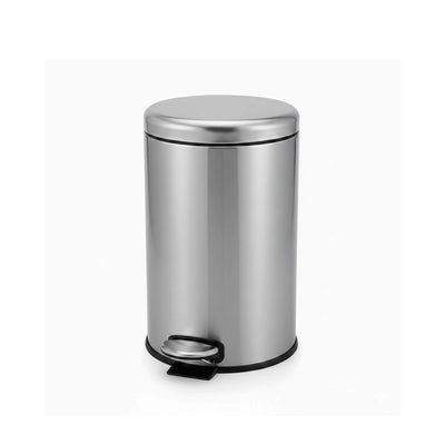 Lixeira Inox Luxo 20L com Fechamento Suave