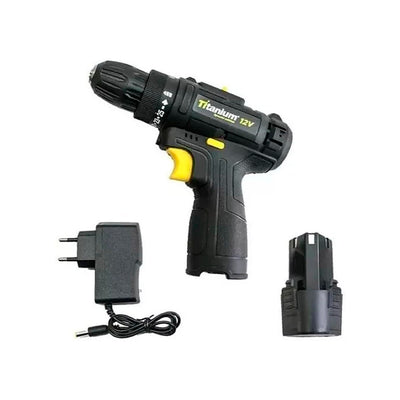 Parafusadeira Special Edition Preta 12V 1,2Ah - Titanium