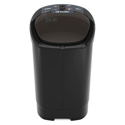 Máquina de Lavar Roupa Semiautomática Mueller Tanquinho 20 kg Preto - 127V