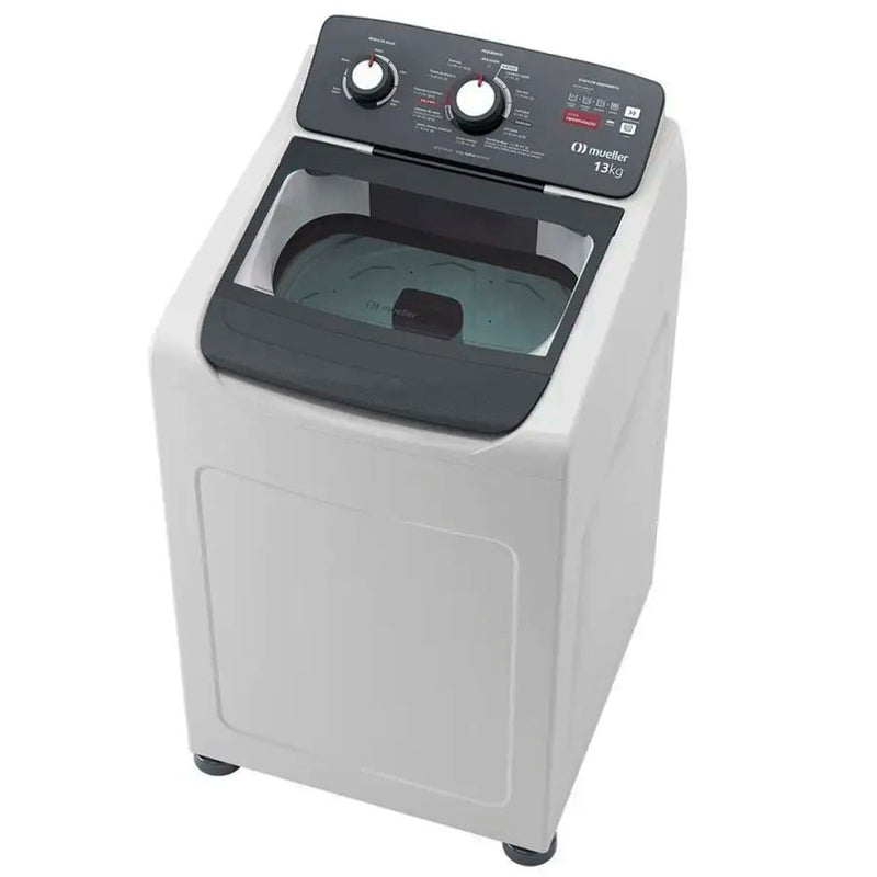 MÁQUINA DE LAVAR MUELLER AUTOMÁTICA 13KG COM CICLO RÁPIDO BRANCO - 127V