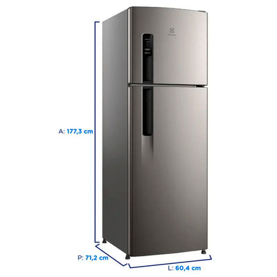 Geladeira Electrolux 380L Frost Free Duplex TF41S - Inox - 127 Volts