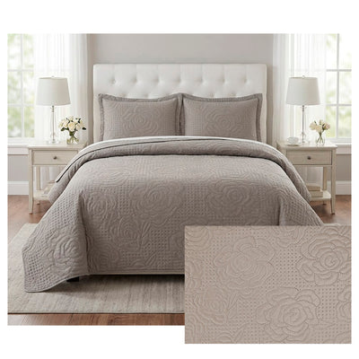 Jogo de Colcha Casal 3 Peças Elegance Prints