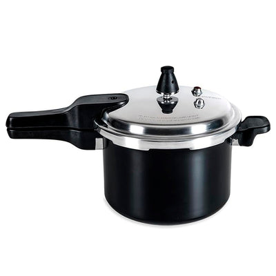 Brinox - Panela de Pressão Ceramic Life Super com Fundo de Indução 4,2L - Preto