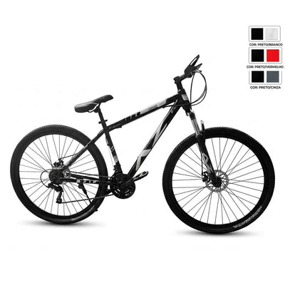 BICICLETA AZ A29 EM AÇO CARBONO - 21 MARCHAS