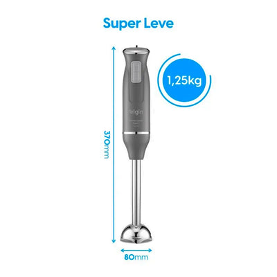 Mixer Power Inox Lunar 3 em 1 - Mistura, Tritura e Bate 600W - Elgin