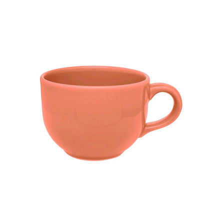Caneca Jumbo Salmão Cerâmica Biona - 740Ml